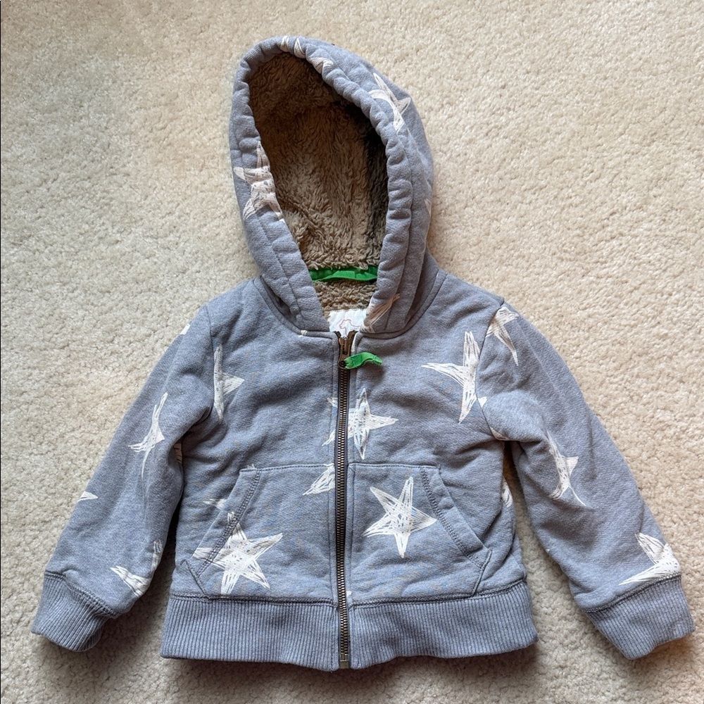 Mini boden hoodie Star gray 18m-24m